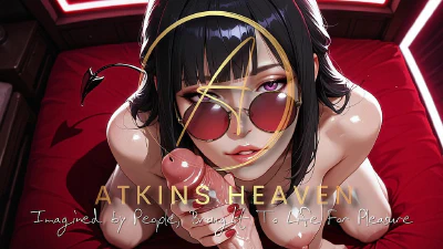 Cover for 'Succubus Eagerly Sucks Your Cock Until She Gets Covered In Cum - [AI]'